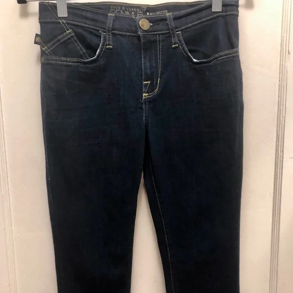 Rock & Republic Kashmiere Legging Dark Wash - Picture 2 of 11